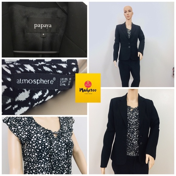 Papaya Jackets & Blazers - Papaya blazer & blouse formal suit top bundle